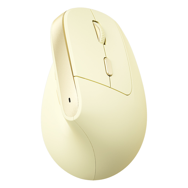 BOW MD190L charging three-mode ergonomic vertical mouse wireless bluetooth notebook silent girls small hand vertical