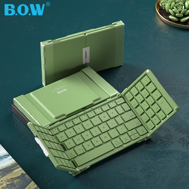 HB166 ultra-thin folding wireless three bluetooth keyboard