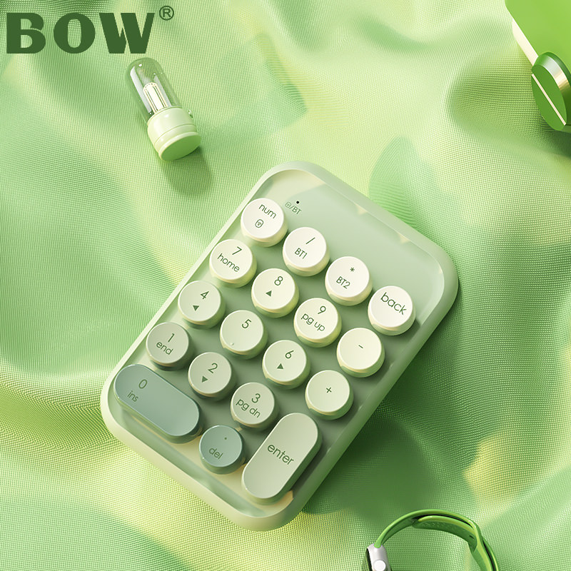 BOW K158D三模无线蓝牙数字键盘鼠标外接笔记本电脑财务会计USB小键鼠