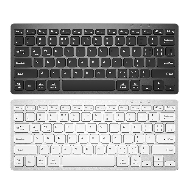BOW HD098CL Notebook External Dual-Mode Wireless Bluetooth Keyboard and Mouse Set Charging Apple iPad Mini Portable Typing Silent for Huawei Xiaomi Tablet